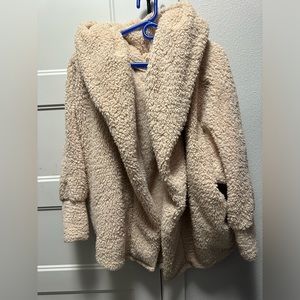Popflex Faux Sherpa Cocoon Coat